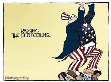 Government Default Or Raise The Debt Ceiling The U S Treasury Is